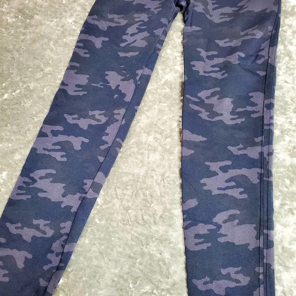 Spanx High Waisted Camo Blue/Grey Legging - Picture 2 of 5
